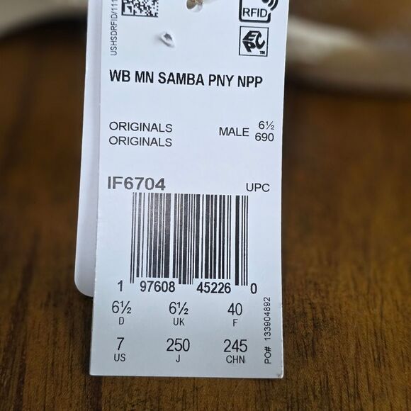 Adidas Wales Bonner x Samba Millennium Pony Women's 8.5 Nappa Brown Blue IF6704 - Picture 14 of 15